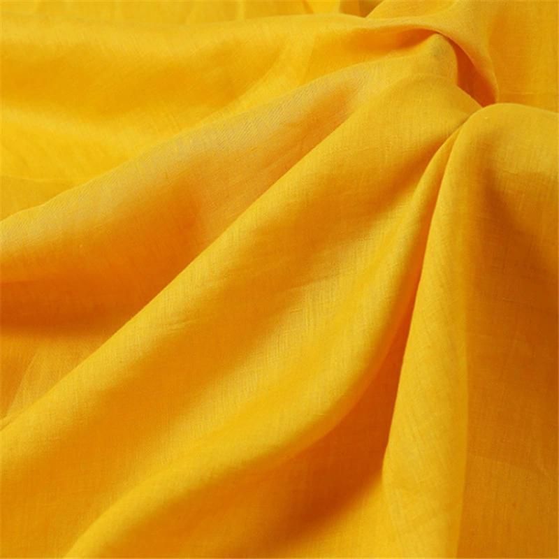 Stock Supply Fine Linen and Solid Linen Fabric for Furniture Sofa Upholstery Home Textile