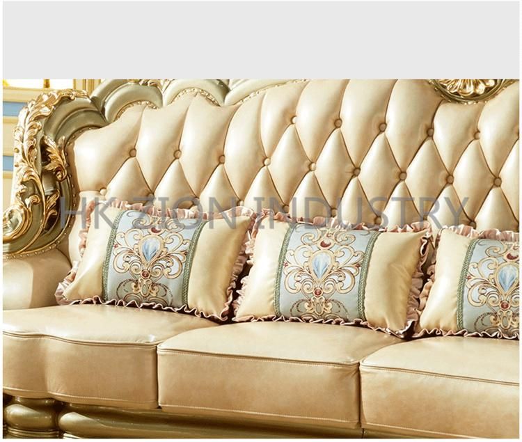 European Style Fruniture Classic Chesterfield Design Luxury Royal European Style Sofa Set Living Room Furniture Reclining Sofa