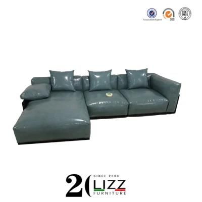 Wholesale Italian Design Home Furniture Lounge Wooden Sectional Sofa Set