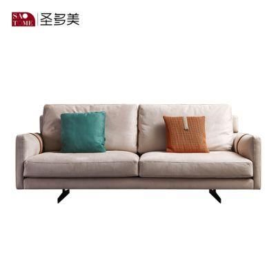 High Quality Modern Home Pink Fabric Sofa 2 Seats
