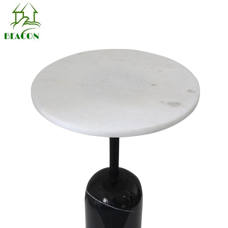 Marble Side Table Living Room Sofa Side Table Balcony Small Round Table