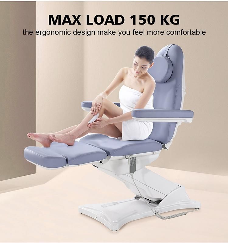 Adjustable Massage Table Bed Chair Couch for Salon Beauty Physiotherapy Facial SPA Tattoo Household with Adjustable Beauty Backrest
