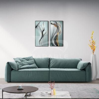 Contemporary Funriture Leisure Living Room Fabric Sofa Set for Home