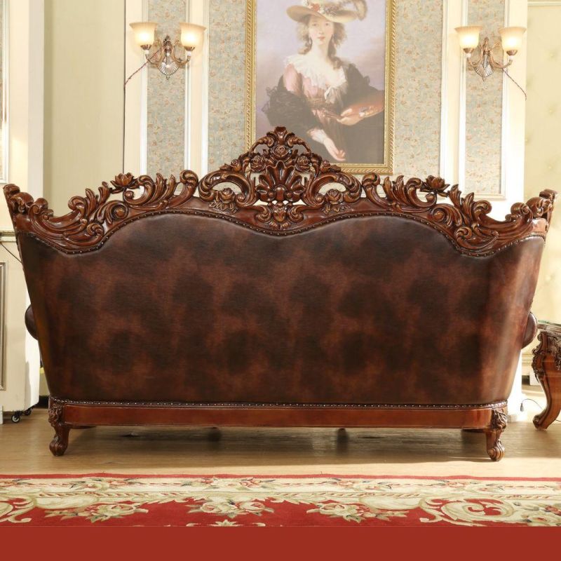 Chinese Sofas Couch Factory Wholesale Royal Leather Sofa for Home Furniture