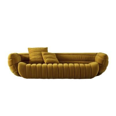 Light Luxuryitalian Furniture Fabric Living Room Sofa