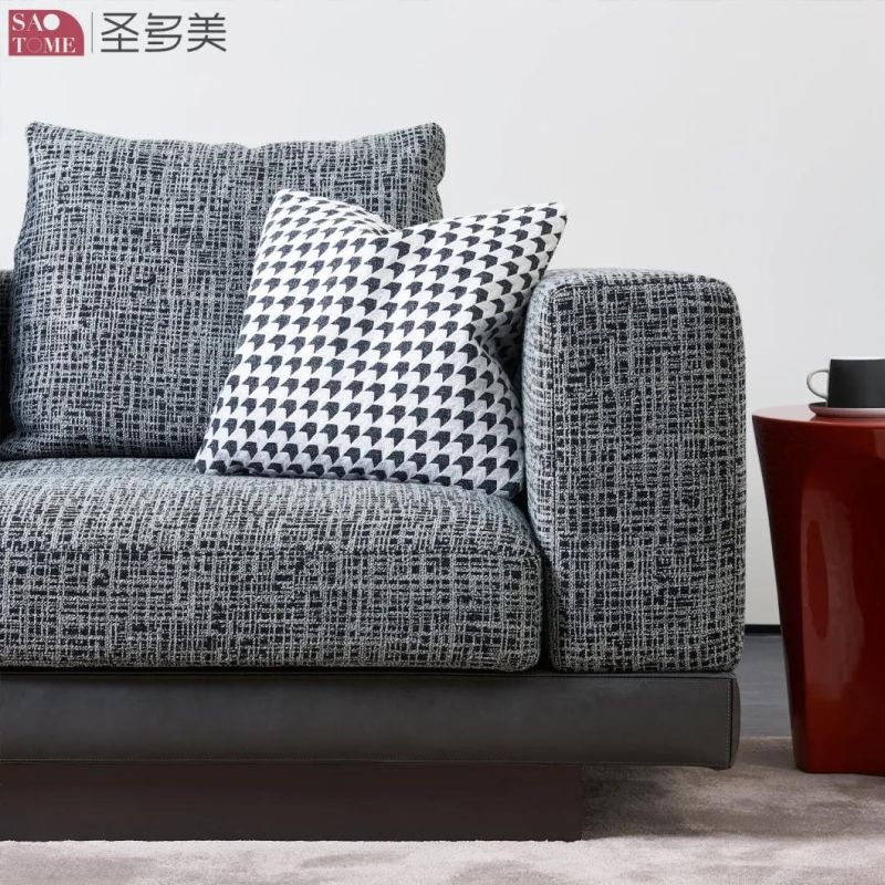 Temporary Seaters Couch Leisure Home Sofa with Metal Leg