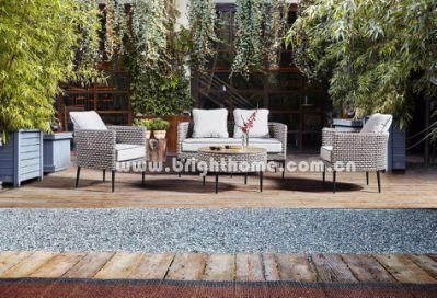Aluminium Frame Colosseo Outdoor Wicker Sofa Set Furniture