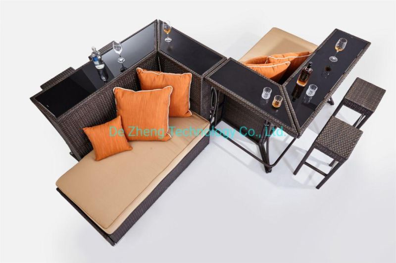 Commercial Furniture High Bistro Nightclub Patio Outdoor Family Garden Bar Table Sofa