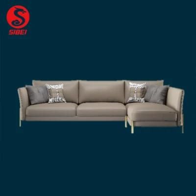 2022 New Arrival Wholesale Modern Home Furniture Leisure Leather Sofa