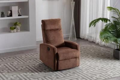 Home Furniture Comfortable and Soft Fabric Sofa Manual Recliner Sofa Functional Leisure Single One Seat Sofa Living Room Sofa