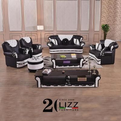 American Hot Sale Home Furniture Set Living Room Leisure Genuine Leather Sofa