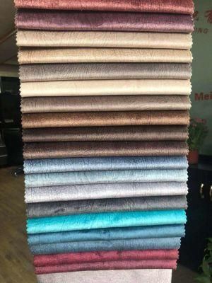 Holland Printing Velvet with Nonwoven Bonded Sofa Fabric