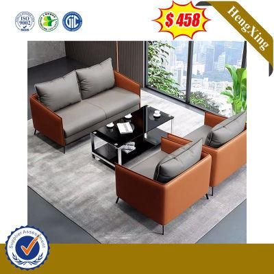 Modern Hotel Simple Living Room Bedroom Furniture Set Wood Frame 1+1+3 Seat L Shape Leather Fabric Sofa