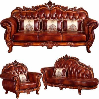 Royal Leather Sofa for Home Furniture with Optional Sofas Color