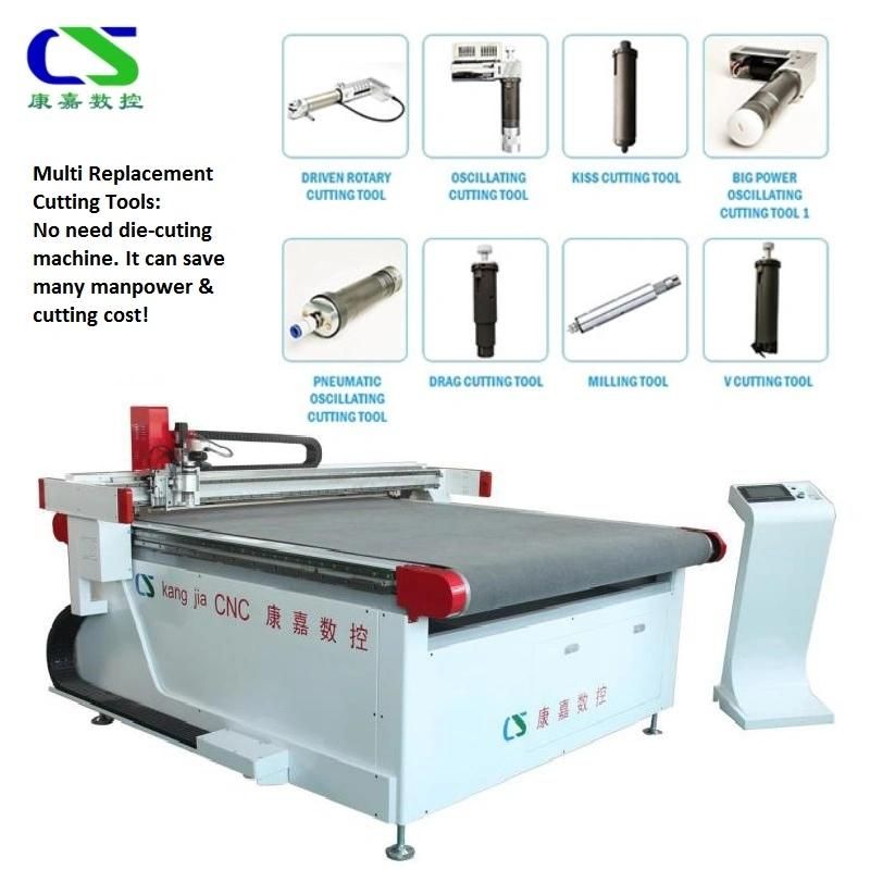 Hot Saling Sofa Leather Seat Oscillating Knife Cutting Machine 1625 with Factory Price