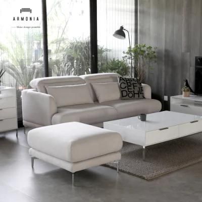 Fabric Non Inflatable 3 Seats Home Furniture Modern Design Sofa