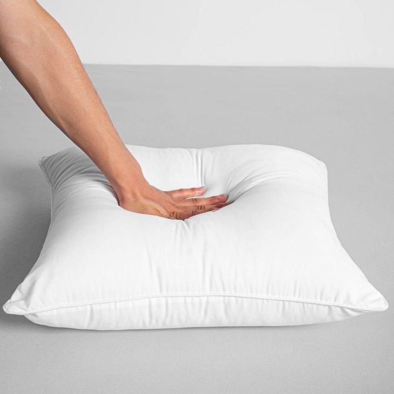 Hotel Collection Luxury Pillow Dust Mite Resistant & Hypoallergenic Queen Size Pillow Soft White Goose Down Pillow