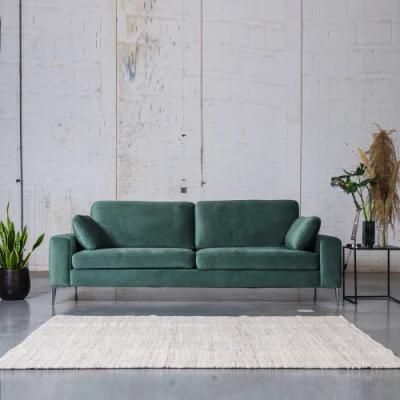 Modern Furniture Lounge Velvet Couch Sofa for Drawing Room