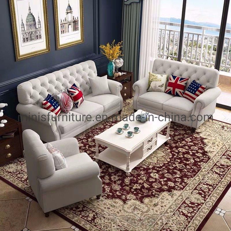 (MN-SF73) Chinese Furniture Genuine Leather Classic Design Home Living Room Sofa