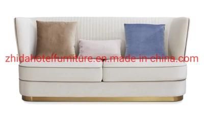 Leisure Hotel Restaurant High Back Fabric Booth Villa Sofa