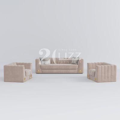 Nordic Modern Leisure Style Commercial Living Room Fabric Sofa 1+3+1