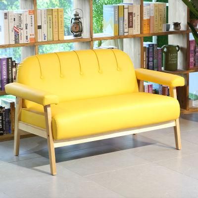 2022 Hot Sale Soft and Comfortable Solid Wood Two-Seat Sofa