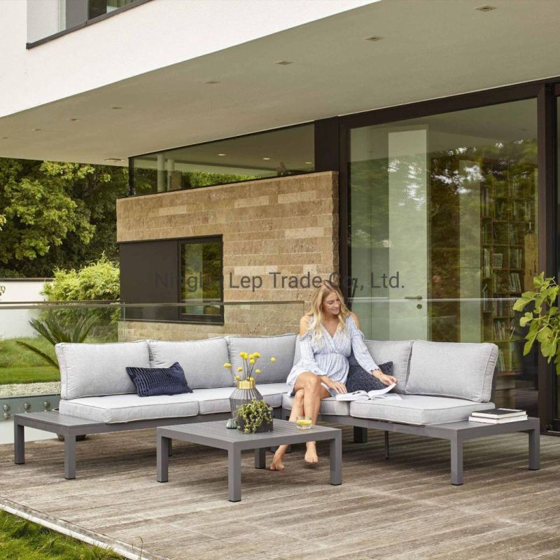 Aluminum Garden Lounge Sofa Set for Outdoor