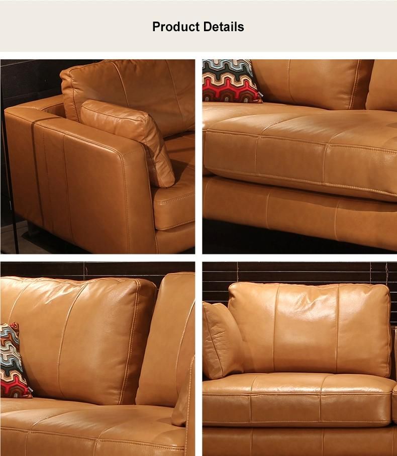 New Modern Recliner Living Room Genuine Leather Chesterfield Fabric Sofa with Factory Price