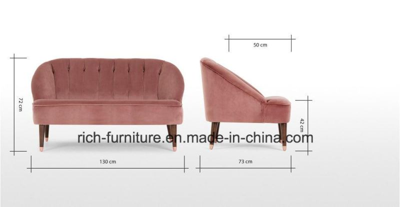 Modern Classic Living Room Fabric Sofa