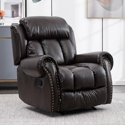 8 Point Vibration Massage Recliner Sofa with Manual Function