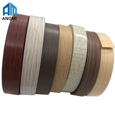 Protective Furniture Decoration Woodgrain PVC Edge Banding Tape for Cabinet