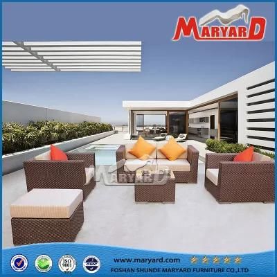 Garden Outdoor Furniture Rattan Sofa Cover Modern Home Hotel Terrace Bedroom Leisure Combination Sofa