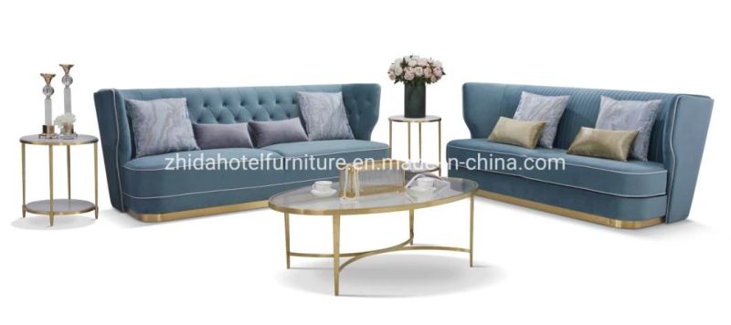 High Back Modern Booth Restaurant Living Room Sofa for Villa Apartment Hotel Lobby Furniture