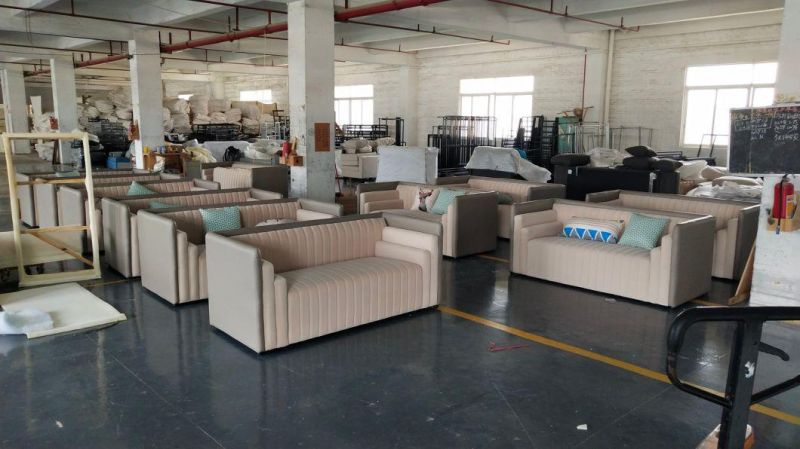 Specific Ladder Shaped Theme Settee Sofa Sets for Hotel Hall