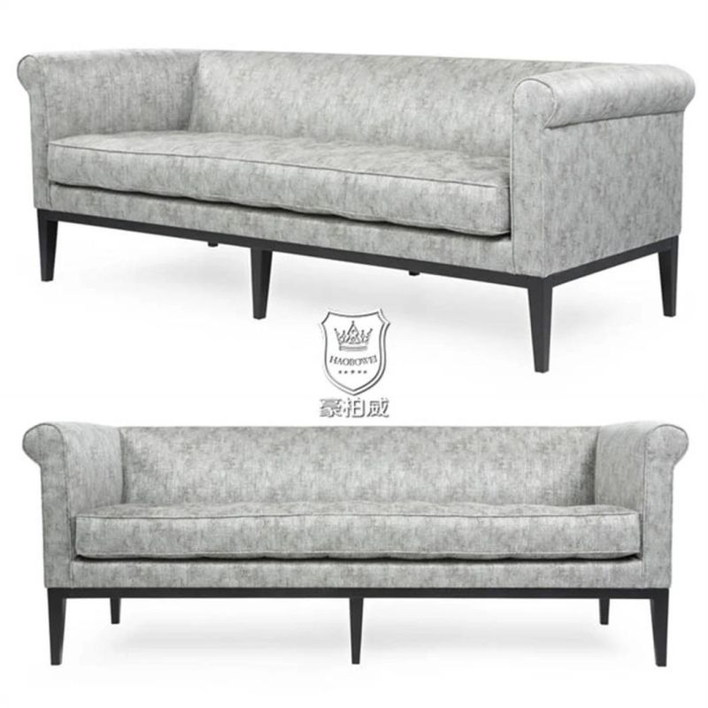 Modern Furniture Sofa with Rippled Pulled Buttoning