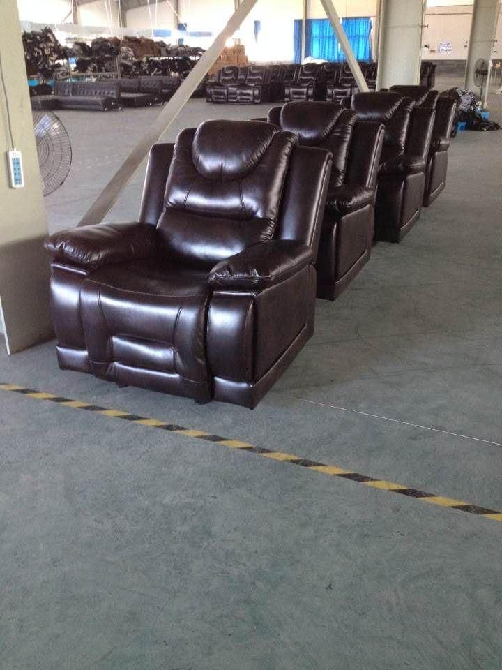 Gel Leather Recliner Sofa for Living Room Furniture