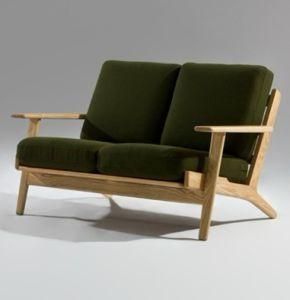 Hans J Wegner Style Plank 2 Seater Sofa