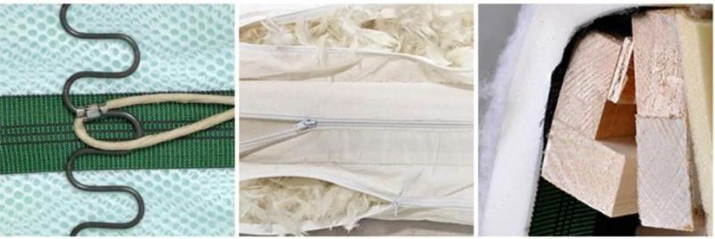Strip Fabric Slip Cover Classic 3 Seat Sofa