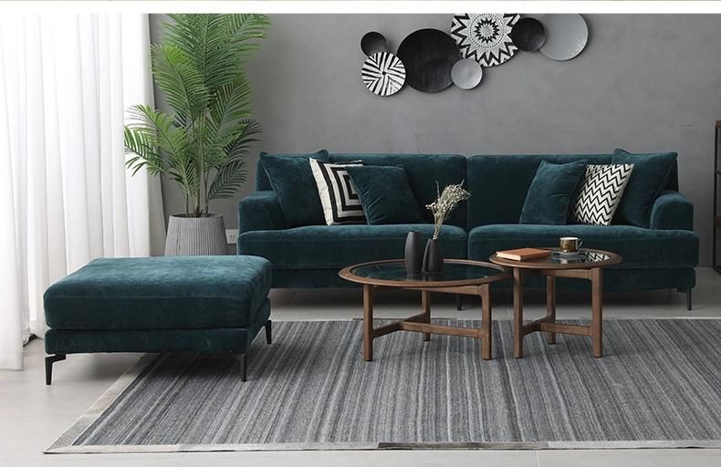 Hot Wood Sponge Sofa Couch Set Furniture Modern Design Sofa