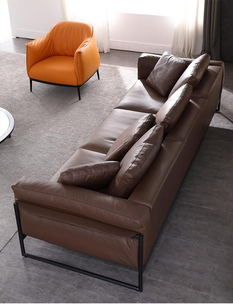 Home Furniture Sofa Modern Livingroom Furniture Leather Sofa Leisure Sofa GS9051