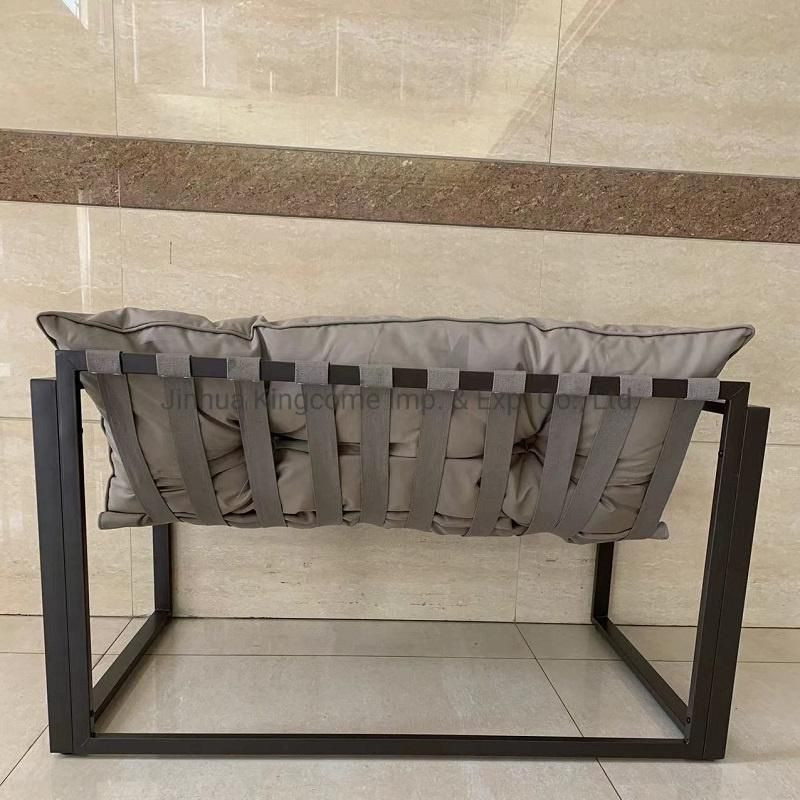 Outdoor Furniture Set Four Pieces Steel Sofa Set