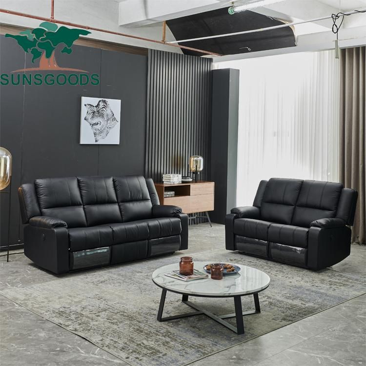 Classic European Style Sofa Frame Brown Genuine Leather Sofa Home Furniture Living Room Sofa