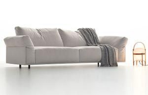 Modern Living Room Two Seat Counter Couch Leisure Fabric Recliner Sofa