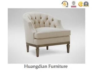 Furniture Living Room Sofa 1 Seat Sofa with Button (HD746)