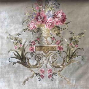 Embroidery Velvet Sofa and Curtain Fabric