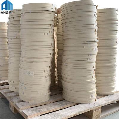 Wholesale Customized High Glossy Wood Grain/ Solid Color/Embossed/Matt White High Tenacity PVC Edge Banding for Kitchen Cabinet