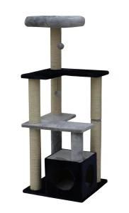 Wholesale Manufacturer Cat Furniture Cat Condo Cat Tree with Cave and Sofa