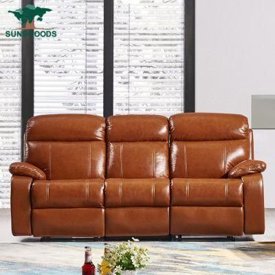 Fashion Bonded Leather Home Furniture Adjustable Recliner Leather Sofa