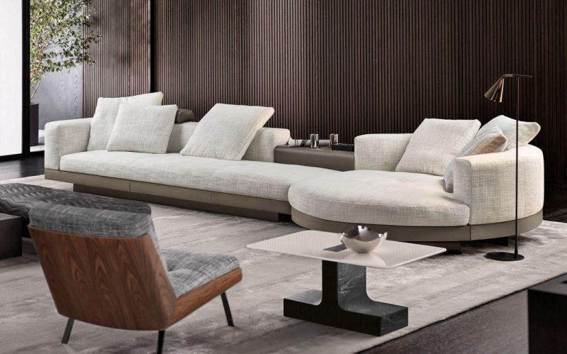 Modern Home Furniture Livingroom Sofa Fabric Sofas and Leather Sofa GS9090