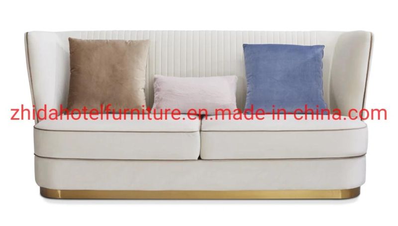 Leisure Hotel Restaurant High Back Fabric Booth Villa Sofa